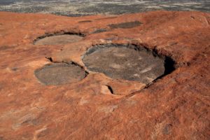 Uluru sink holes